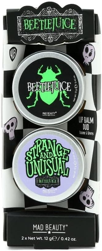 Warner Bros Beetlejuice Lip Balm Duo Moisturising Softening Lip Balm Duo