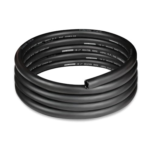 EVIL ENERGY 1 Heater Hose Coolant Radiator Straight 60PSI SAE 20R3 10FT Black