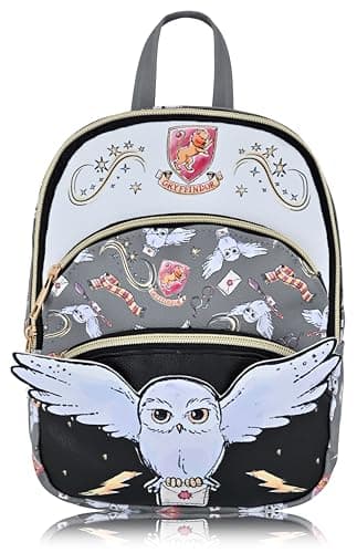 Fast Forward Harry Potter Backpack for Men Women Unisex Cute PU Leather 10 Mini Backpack Purse