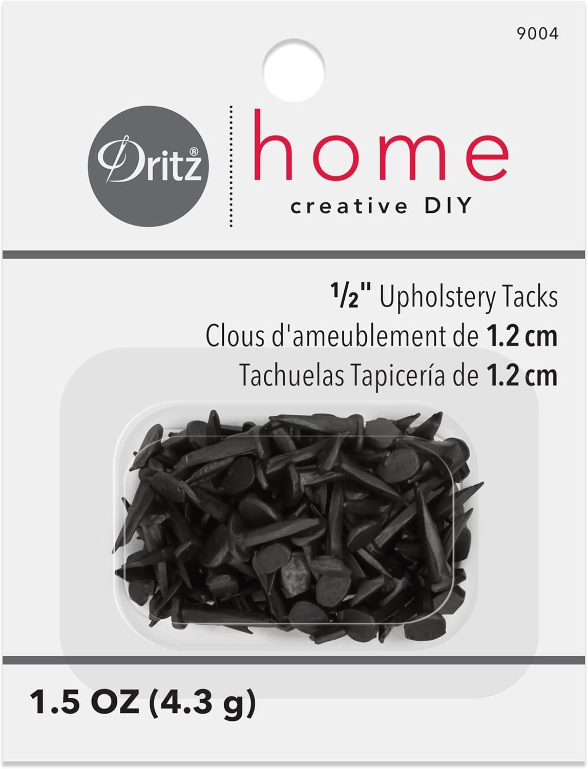 Dritz Home 9004 Upholstery Tacks 6 12Inch Black 15Ounce
