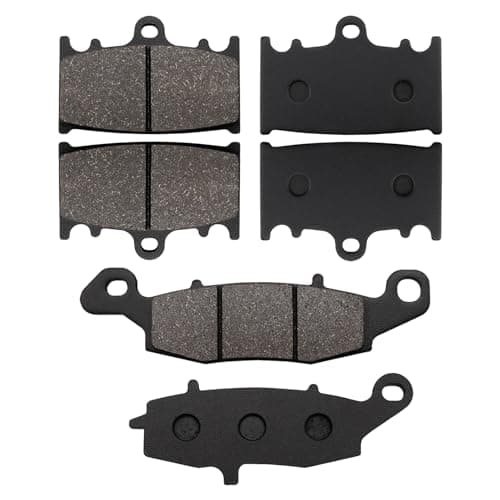 ZICOO Front & Rear Brake Pads for Kawasaki Vulcan 2000 VN2000 2004-2009, 2000 Classic 2006-2010, Vulcan 1700 VN1700 Vaquero 2011-2014 Voyager 2009-2020