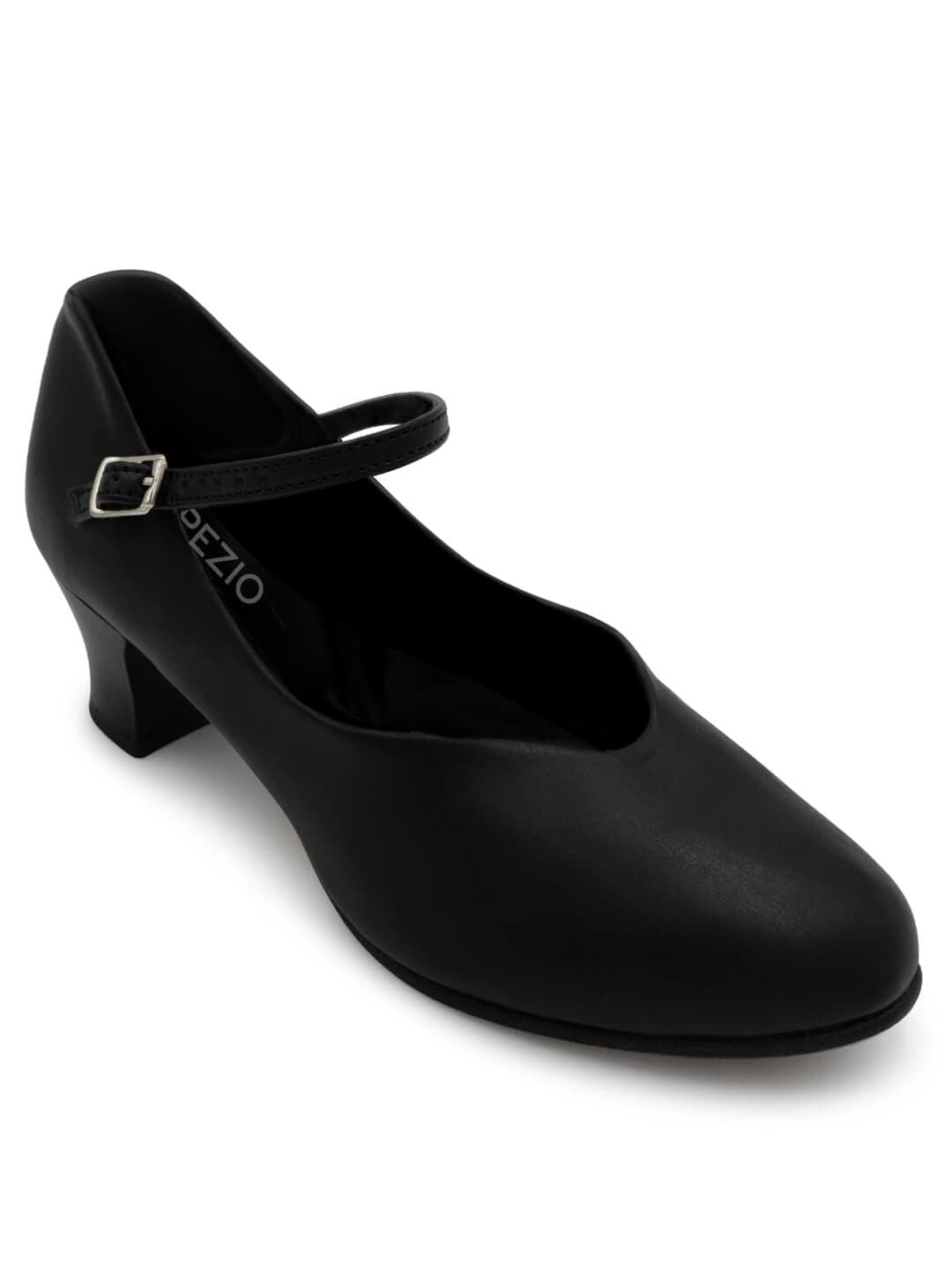 Capezio Womens Jr Footlight Character ShoeBlack7 W US