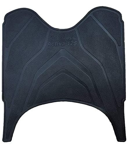 Yashinika Activa 125 Mat Foot Mat for Scooter Activa 125 Foot Mat | Activa 125 Accessories All Parts Floor Mat Compatible with for Activa 125 BS6 Scooty (1 PC, Black)