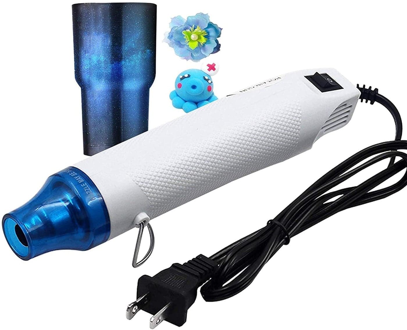 Aparonz Bubble Buster Tool Mini Heat Gun - 300 Watt Dual-Temperature Heat Tool for Epoxy Resin, Tumbler painting Embossing for Removing Epoxy Cup Resin Air Bubbles, Drying Crafts & Shrink Wrap Paint
