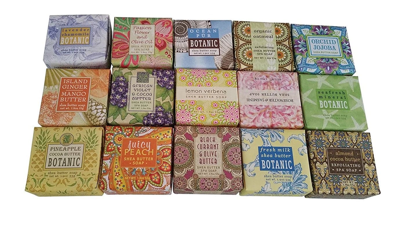 Greenwich Bay Trading Company Soap Sampler 15 pack of 19oz bars Bundle 15 items