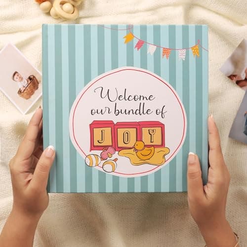 Doodle Baby Journal Set to Record Your Little One's Journey from Birth to Age 5 | Record Baby's Birth Story | Store Memories | Storage for photos and Documents (Joyful Moments)