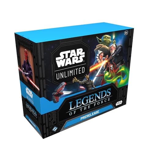 Fantasy Flight Games Star Wars Unlimited TCG Legends of The Force PRERELEASE Box Includes 6 Booster Packs Exclusive Promo Cards Ages 12 2 Players 20 Minute Playtime Made