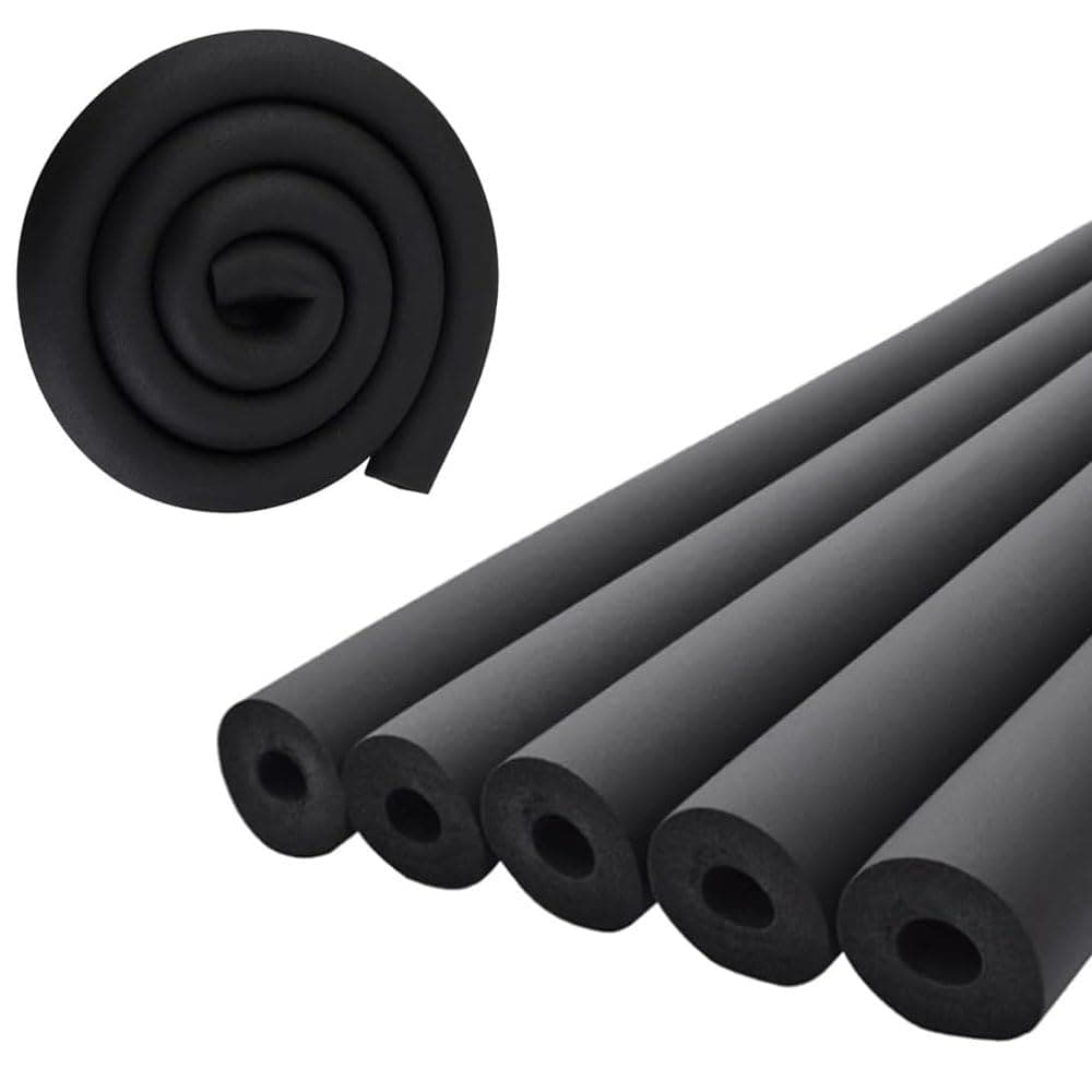 Pipe Insulation Tubing 112 x 38 x 6FT 112 ID Pipe Insulation Foam Tubing Guitar Stand Foam Tubing Hollow Tube Covers Gym Handle Protectors and Roof Racks Etc