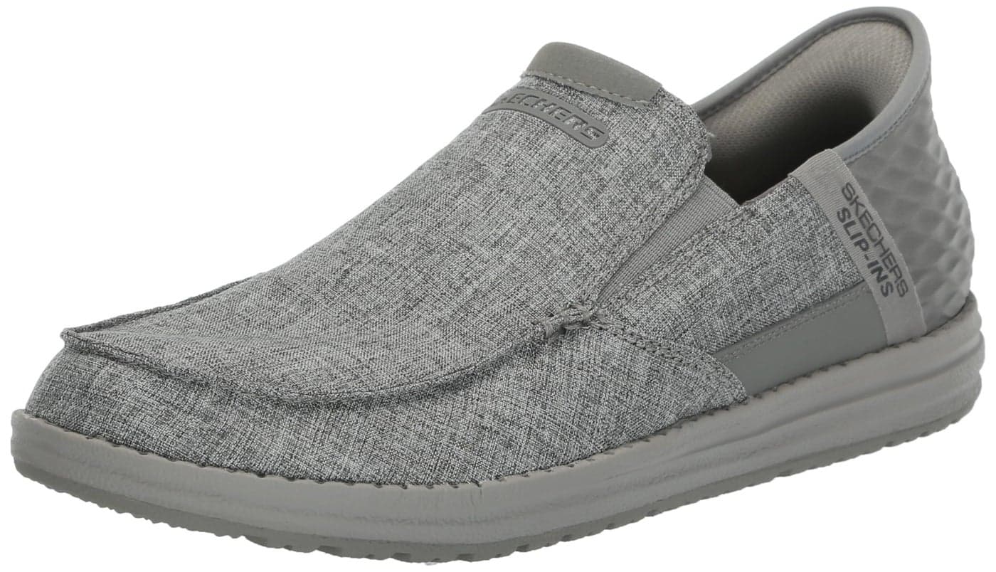 Skechers USA Mens Mens 210840 Moccasin Gry 95