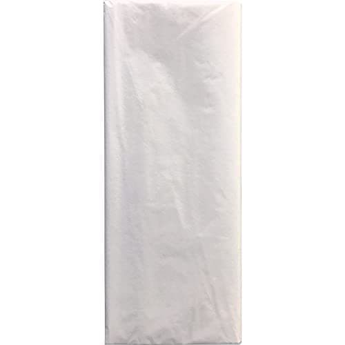 Jillson Roberts Solid Color Tissue Available in 30 Colors, White, 48-Sheet Count (FT24), 1 ea