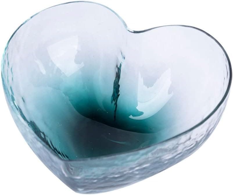 HeartShaped Bowls for SaladGlass Jewelry Ring Dish Tray Kitchen Household Cooking Gifts for Home Kitchen Xmas Wedding Valentines Day Anniversary Birthday Party Decor