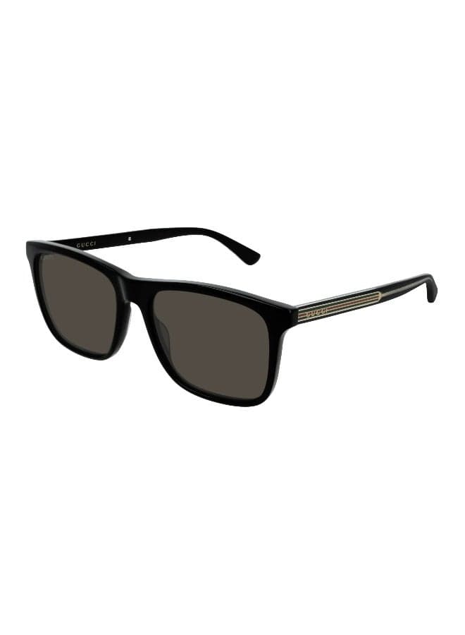 GG0381SN 007 Men's Full Rim Square Sunglasses