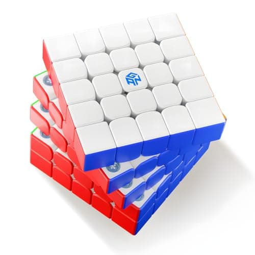 Bukefuno GAN 562 M 5x5 UV Cube Puzzle Magnetic Stickerless Gan 562M UV 5x5x5 Speed Puzzle GAN562 M UV Standard Speed Cube UV Version