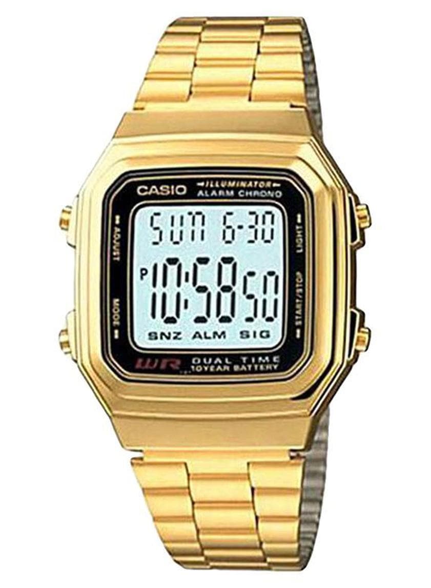 Men Men's Digital Watch A178WGA-1ADF - 34 mm - Gold