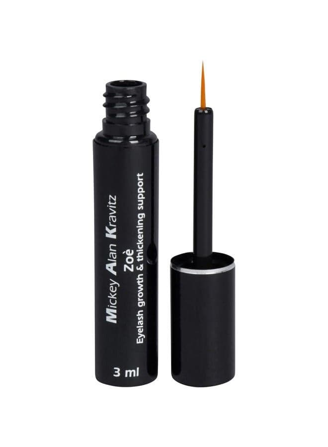 Zoe Eyelash Growth & Thickening Serum, advanced formula to enhance, thicken and give growth support with Redensyl, Capixyl, MP-17, and Widelash from Sederma. 3ml