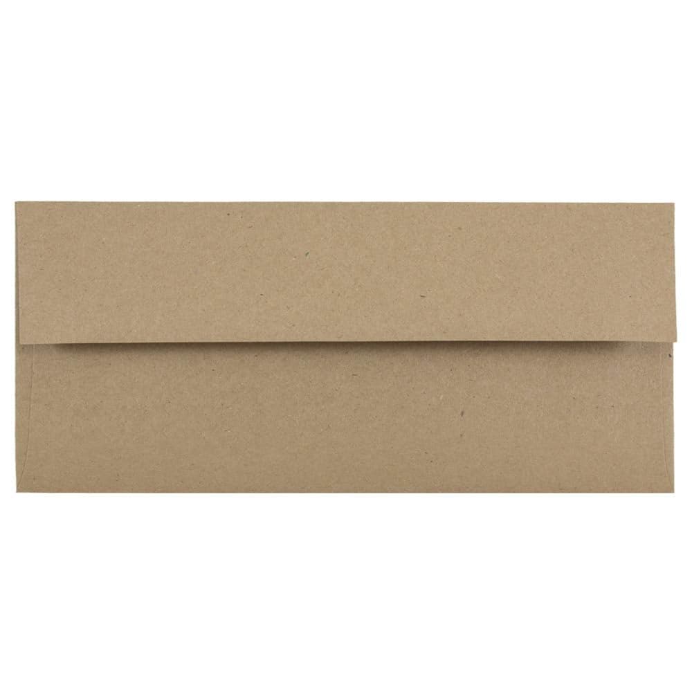 JAM PAPER 10 Business Premium Envelopes 4 18 x 9 12 Brown Kraft Paper Bag 100Pack