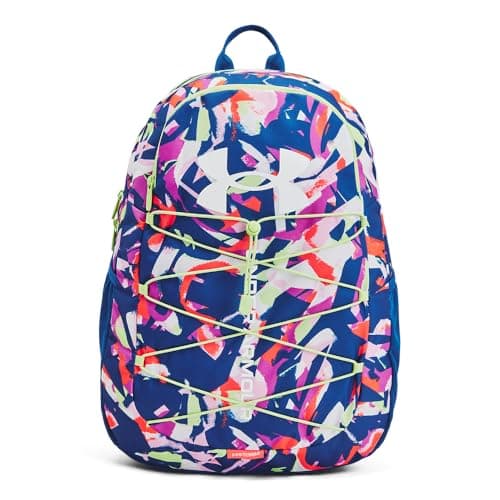 Under Armour Unisex-Adult Hustle Sport Backpack, (433) Tech Blue/Tech Blue/White, One Size Fits All