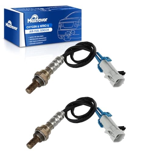 Maxfavor 234-4668×2 2Pcs Upstream O2 Oxygen Sensor for 2003-2015 Chevy Silverado Malibu Impala Tahoe Suburban Avalanche,GMC Sierra Yukon/XL,Buick Cadillac Pontiac O2 Sensor 15284 25024470 21546 SG1857