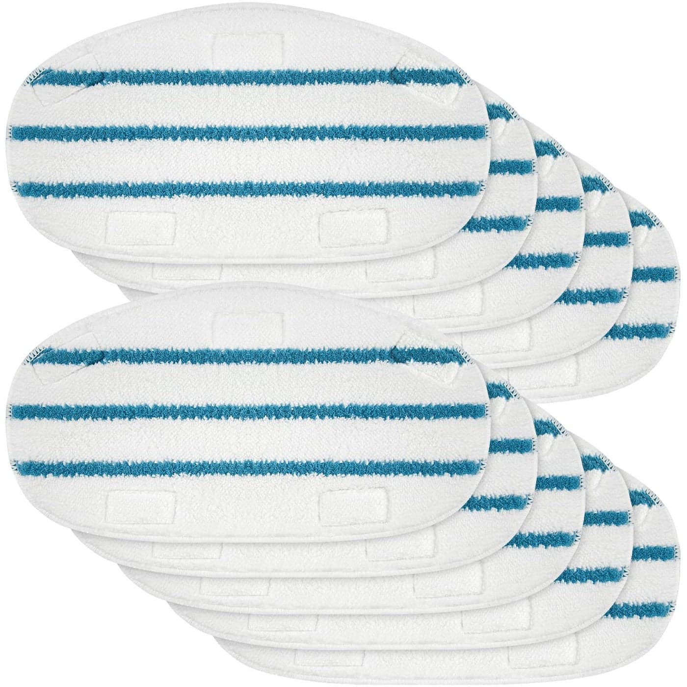MXZONE 10 Pack Replacement Steam Mop Pads Cleaning Pad Fit for PurSteam ThermaPro Steam Mop Cleaner10in1 and Thermapro 211 steam mop
