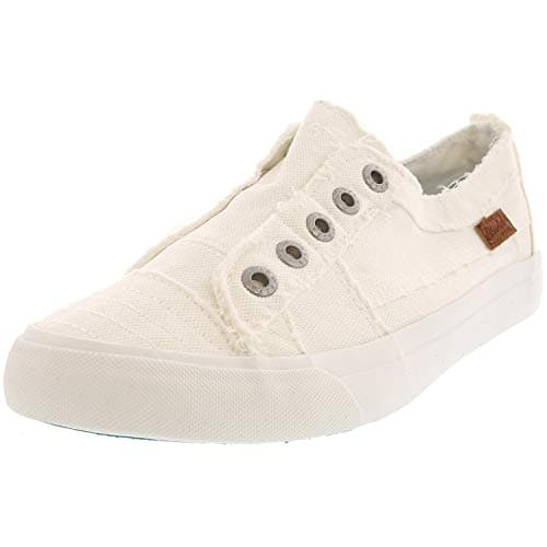 Blowfish Malibu Womens Play Slip On Sneaker White Smoked