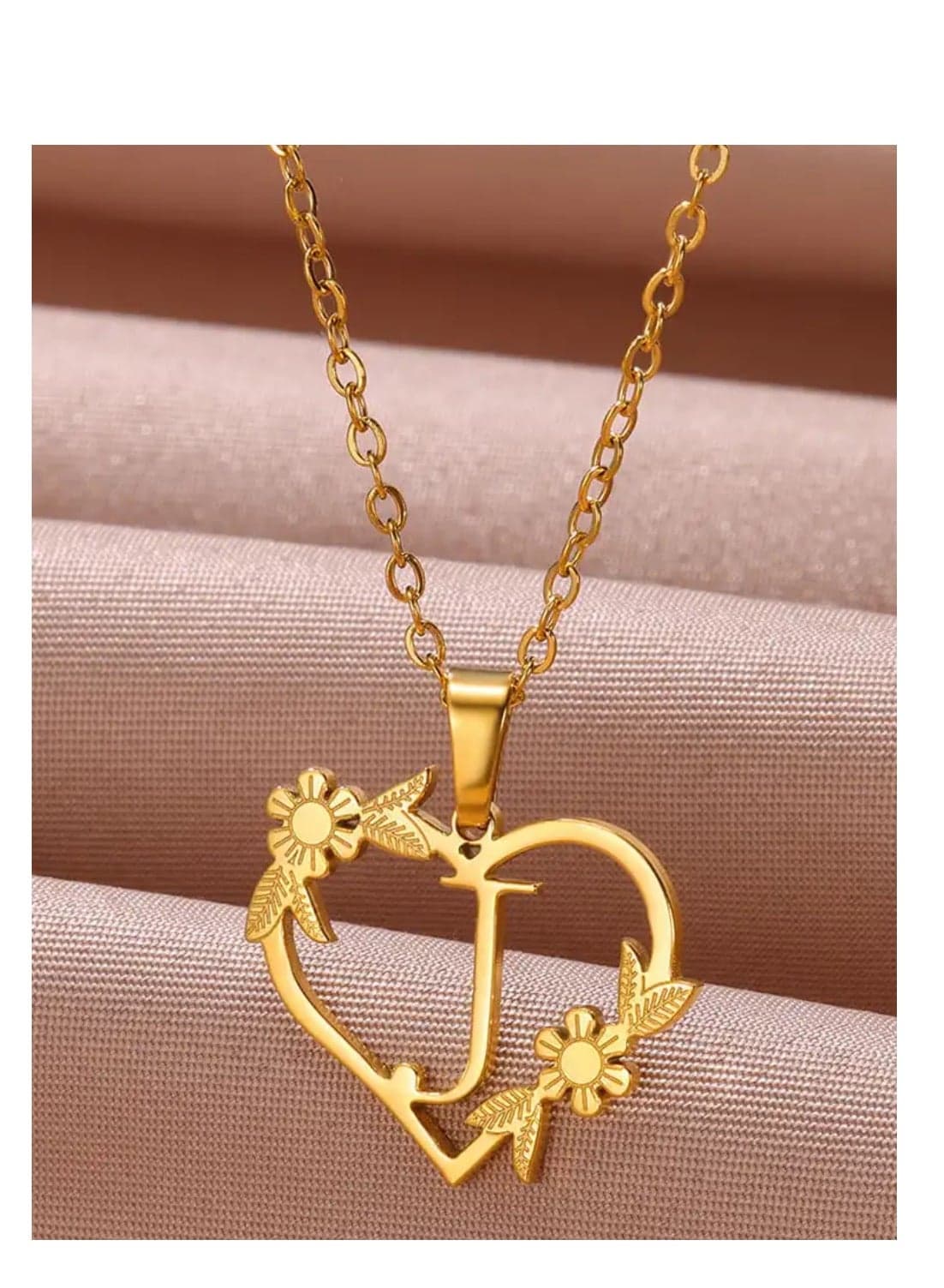 Women's Stainless Steel Gold Plated Necklace