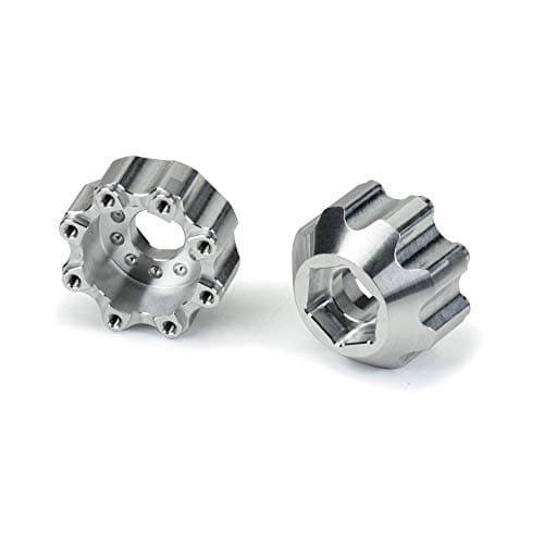 ProLine Racing 8x32 to 17mm 12 Offset Aluminum Hex Adapters PRO635300 Electric CarTruck Option Parts