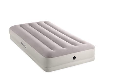 Intex 64177E DuraBeam Standard Prestige MidRise Air Mattress FiberTech Twin Size Quickfill USB Air Pump 12in Bed Height 300lb Weight Capacity