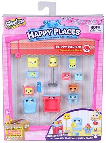 Shopkins Happy Places Decorator Pack Puppy Parlour Doll Playset