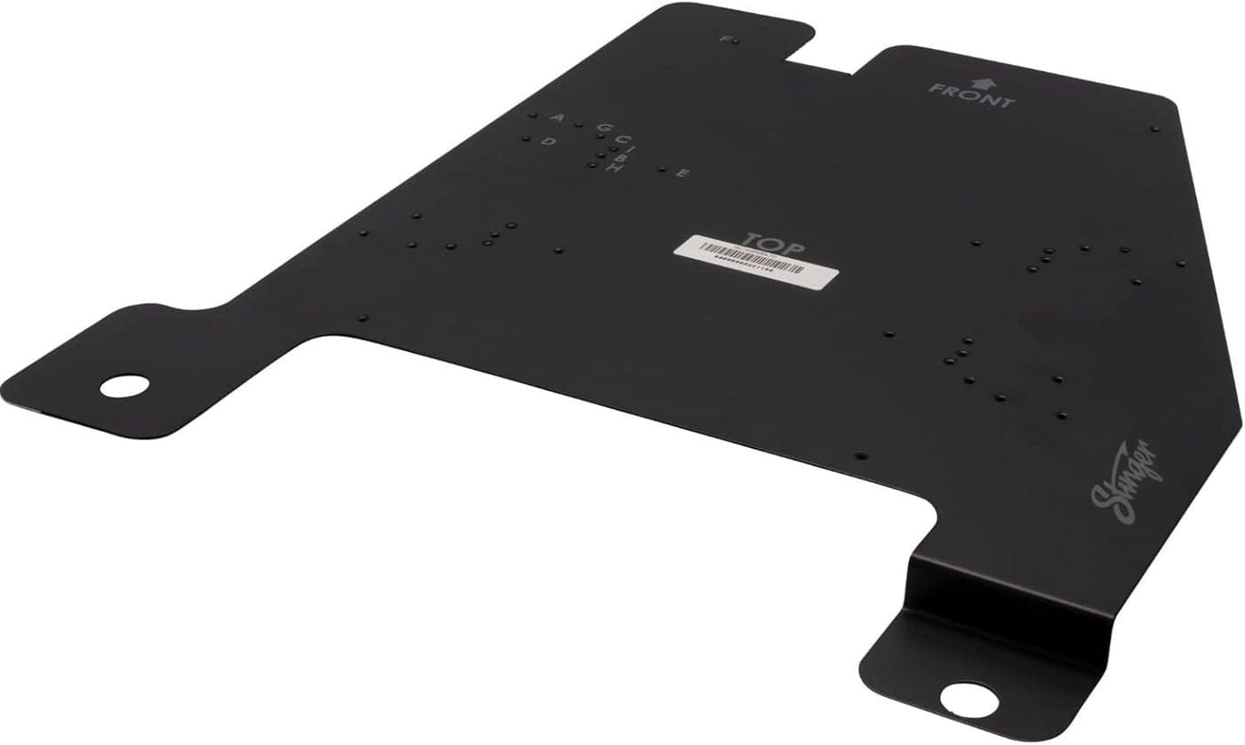 STINGER Under-Seat Amplifier Mounting Bracket for Jeep Wrangler JK - Passenger Side