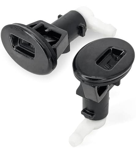 ClickFit Rear Windshield Washer Nozzles compatible with Dodge Journey 20092020 Jeep Grand Cherokee 20122020 Fiat Freemont 20112017 Back glass wiper washer sprayers 2pcs