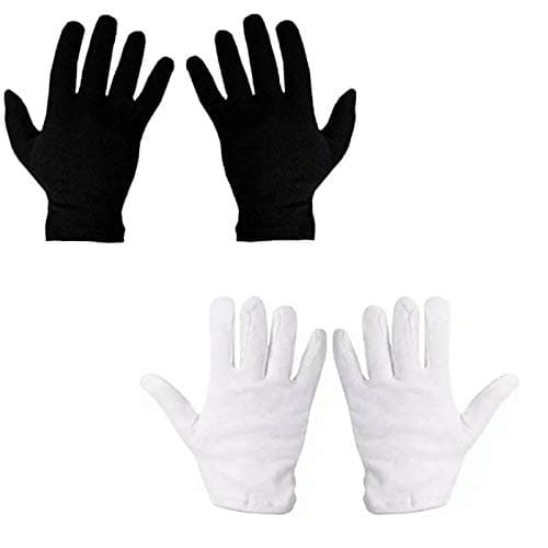 Nancy Cotton Half Hand Gloves(For Driving and Sun Protection,2 Pair) UNISEX