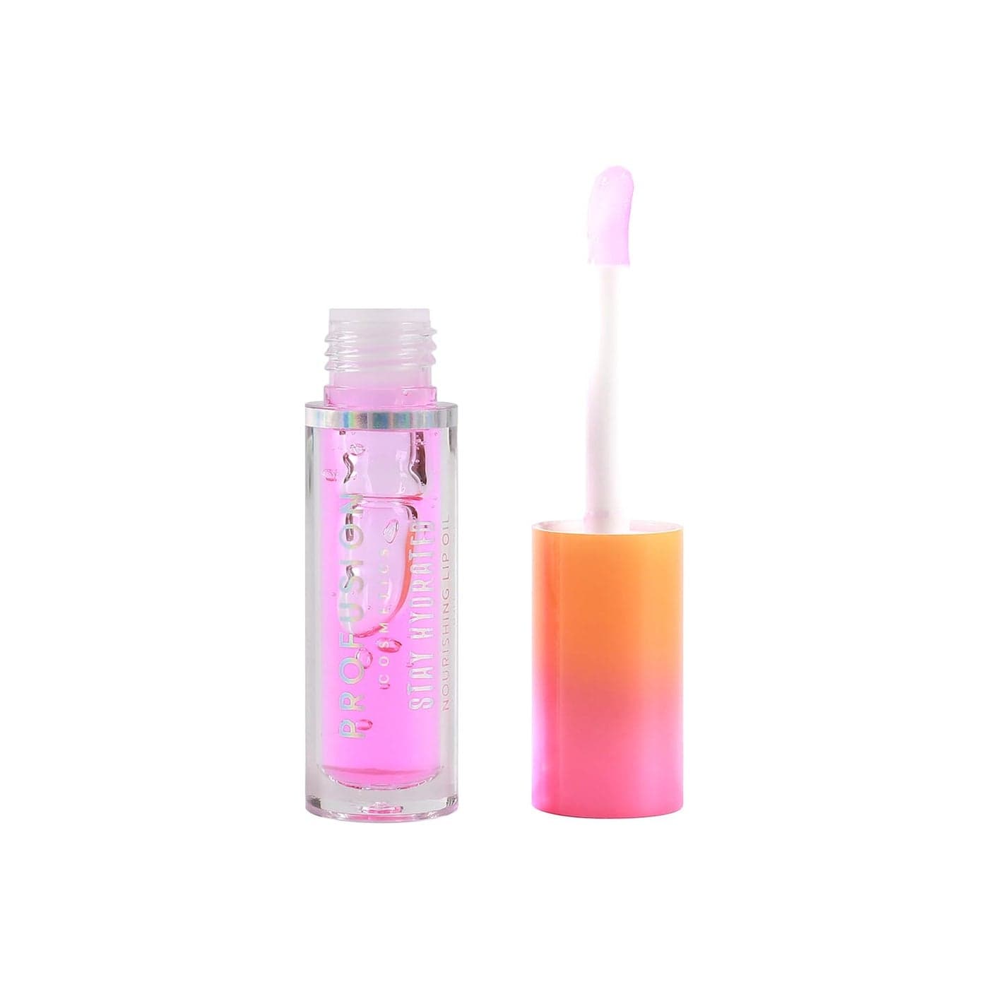 Profusion Cosmetics It's a Vibe Stay Hydrating Nourishing Lip Oil, Festival-Ready Vegan Lip Care for Luscious Lips, Limited Edition Beauty Essentials with Vibrant Colors (Vibin')