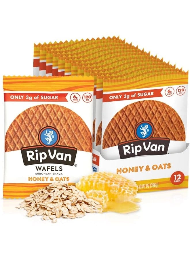 Rip Van Wafels Honey and Oats Stroopwafels