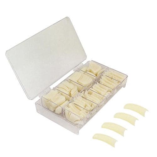500 pcs French Long Acrylic False Artificial TRANSPARENT Nail Art Tips