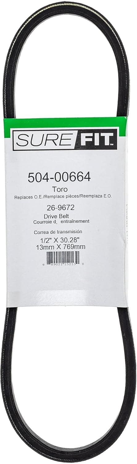 SureFit Deck Drive VBelt Replacement for Toro 269672 Power Throw Snowthrowers 622 622E 622R 722E 724