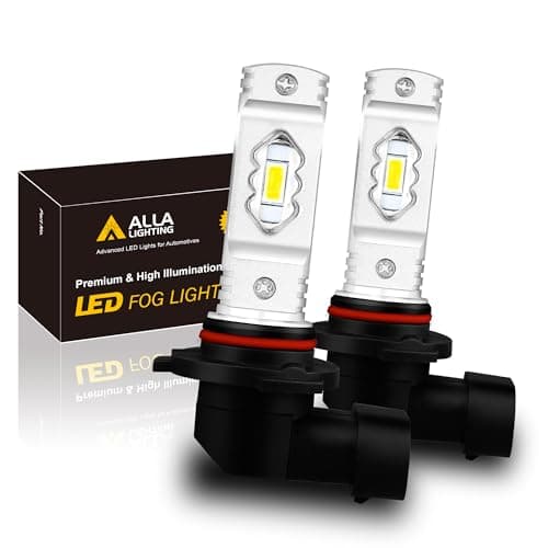 Alla Lighting 3800lm 9145 H10 LED Bulbs 9140, 3000K Gold Yellow Fog Lights High Illumination ETI 56-SMD Xtreme Super Bright Lamp Replacement