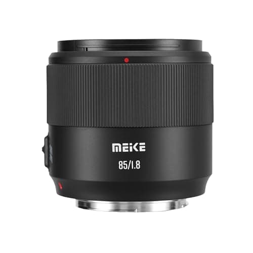 Meike 85mm F18 SE Mark II STM AF Full Frame Auto Focus Medium Telephoto High Resolution 8K Portrait Lens Compatible with Canon EOS EF Mount Digital SLR Cameras T8i T7 850D 5D 6D 5D Mark IV 6D Mark II
