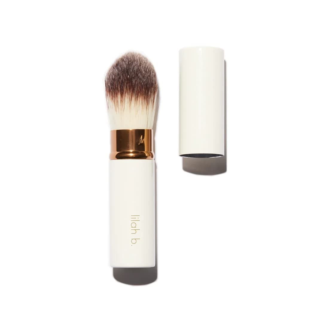 lilah b Retractable Foundation Brush Hypoallergenic Vegan CrueltyFree Clean Makeup