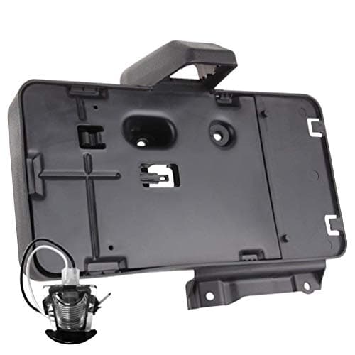 G008JP Black Rear License Plate Holder Frames Bracket with lamp for 2007-2016 Jeep Wrangler JK License Plates Mounting Bracket