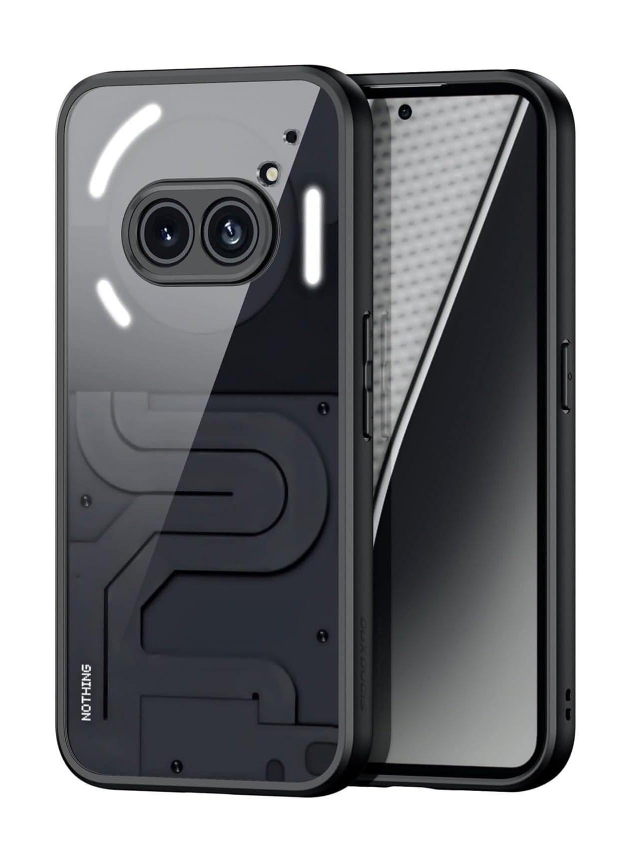 Nothing Phone (2a) Plus 5G Case, Crystal Clear Case PC+TPU Transparent Shockproof Bumper Protective Cover for Nothing Phone 2a Plus