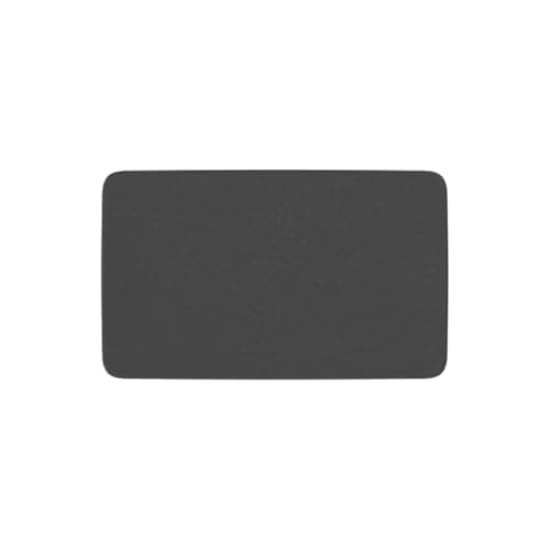 Villeroy & Boch Manufacture Rock Rectangular Multifunction Plate, 11 x 6.5 in, Premium Porcelain, Made in Germany, Matte Black