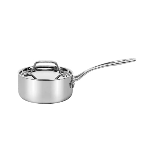 Cuisinart Custom Clad 5Ply Stainless Cookware 1 Qt Saucepan wCover CC51914