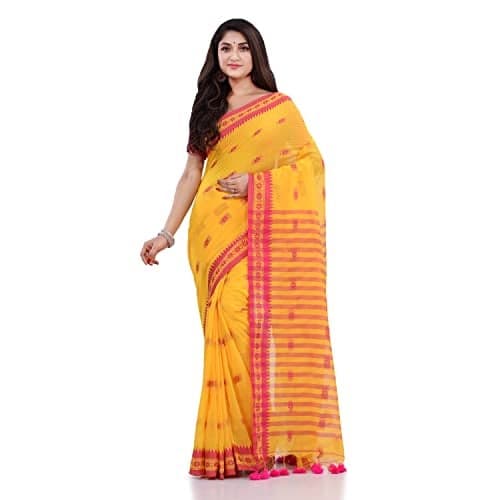 dB DESH BIDESH Women`s bengal cotton saree for woman handloom latest, georgette sarees new,collection summer daily,wear farewell mul cotton linen sarees for women latest, design with unstitched blouse