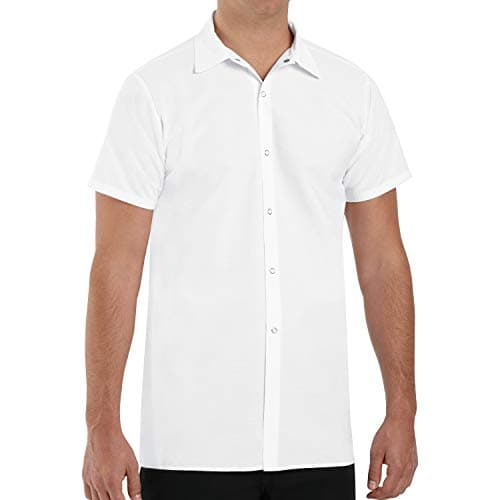 Chef Designs mens Long Cook Shirt, White, X-Large US