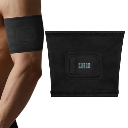 CERCGVEL Arm Sleeve Accessory Compatible with Whoop 5.0 ONE/Peak/MG Life and Whoop 4.0 Fitness Life Tracker, Health and Fitness Wearable Heart Rate Monitor Accessories (Black, Standard Size)