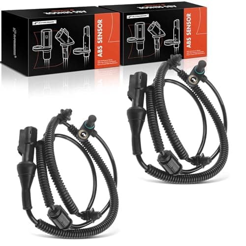 A-Premium ABS Wheel Speed Sensor Compatible with Ford, Lincoln Models - F-150 F150 2009-2010, Expedition 2010, Navigator 2010 - Front Driver and Passenger Side, 2-PC Set, Replace# 9L3Z2C204A