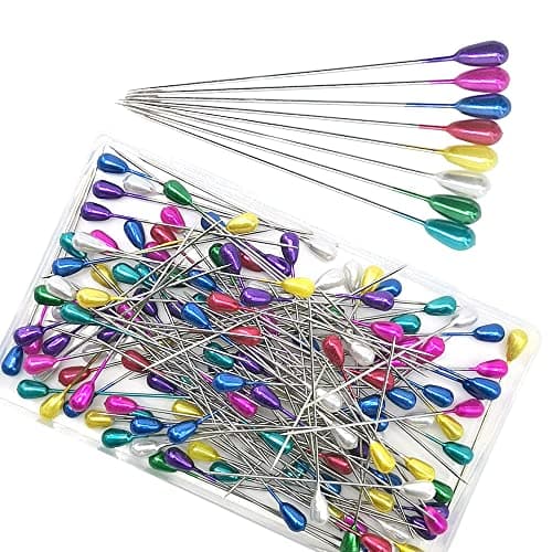 Ruidee 150 Pieces Colorful Pearl Head Pins Corsage Pins 55mm217in Sewing Pins Straight Pin Wedding Bouquet Pin for DIY Decoration Craft and Sewing Project 55mmSDC