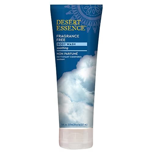 Desert Essence Fragrance Free Body Wash Sensitive SkinFriendly PlantBased Cleanser with Organic Aloe Green Tea Jojoba Oil Nourishing Antioxidants Vegan GlutenFree CrueltyFree 8oz