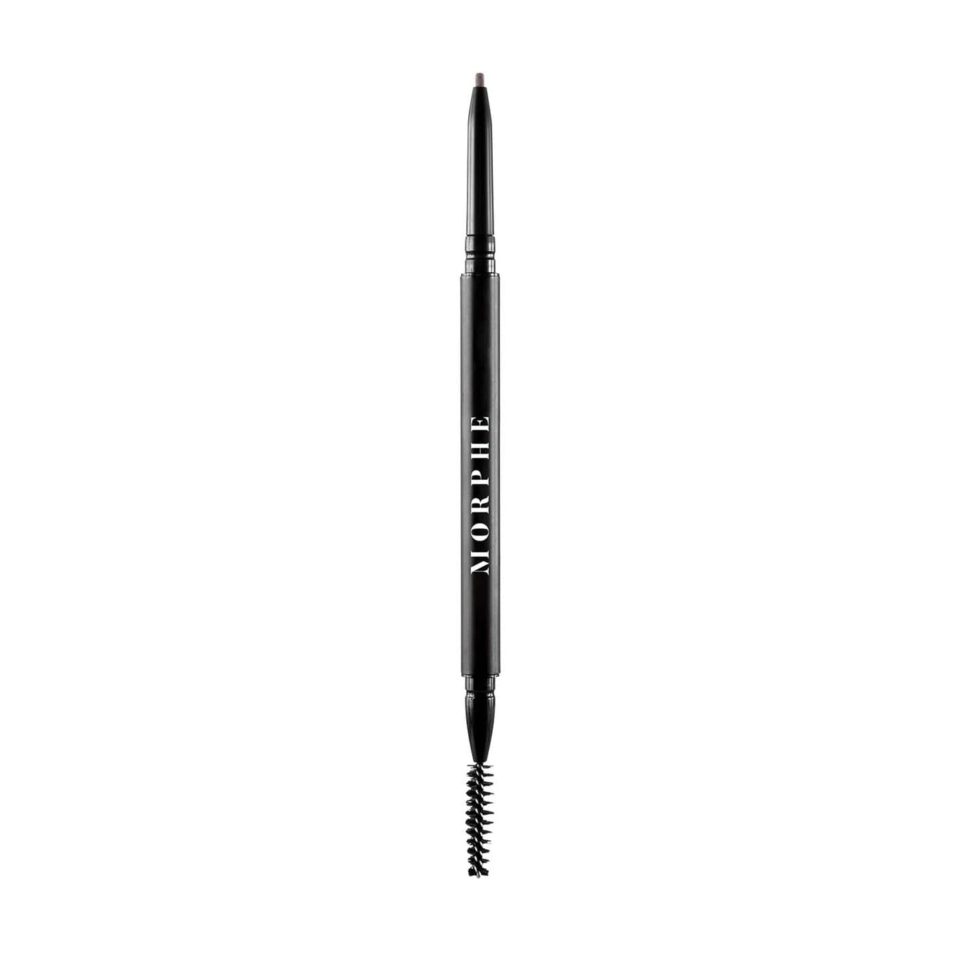 Morphe Micro Dual Eyebrow Pencil DualEnded Brow Pencil Featuring a Retractable UltraPrecise Pointed Tip Richly Pigmented SmoothGliding LongLasting Wax Formula Java 0003 oz