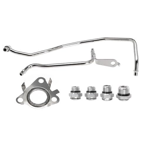 unrulysoul Replacement 926186 Turbo Coolant Line Tubes PassengerRight Side Oil Cooler Line Kit for Ford Expedition 1517 F150 1116 Transit 150 250 350 350HD 1521 and for Lincoln Navigator 1517